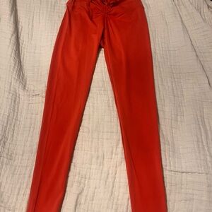 Vibrant orange PINK Victoria’s Secret High-Waisted Leggings S